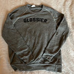 Gray GLOSSIER sweatshirt